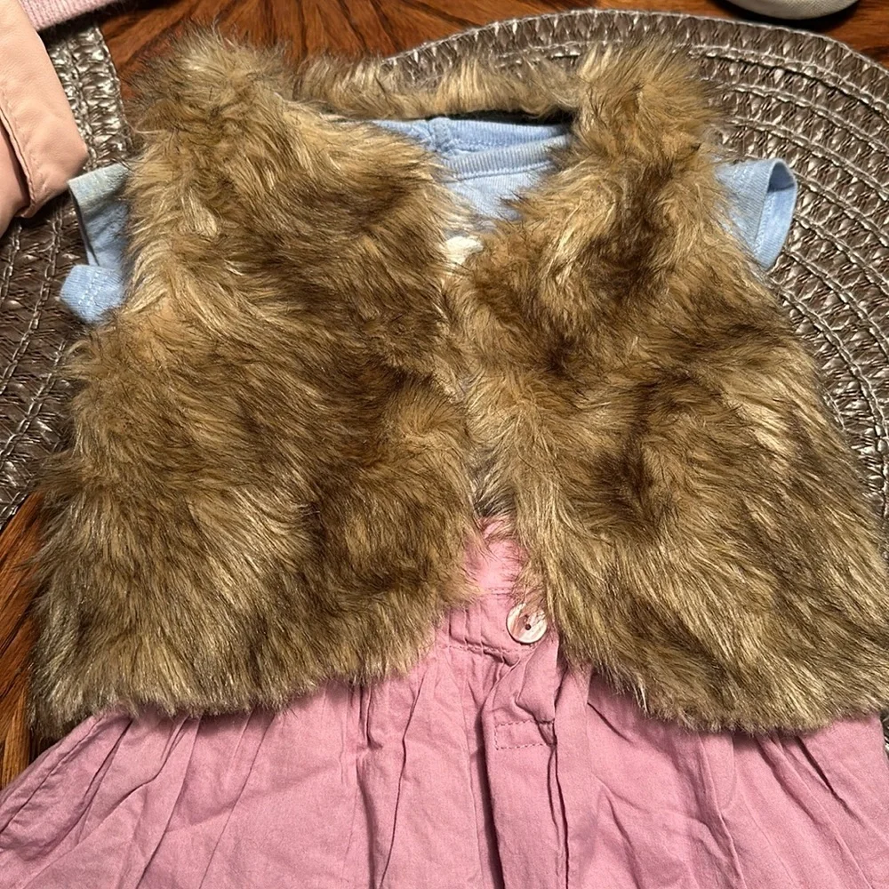 Starting Out Baby Faux Fur Vest 3 months